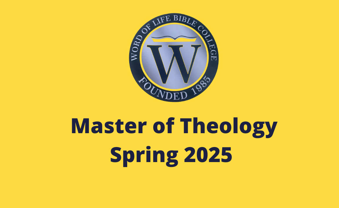 Master Of Theology Spring 2025 