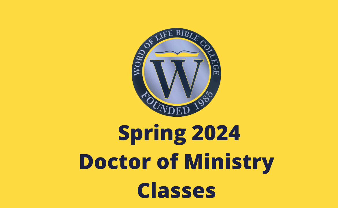 Doctor of Ministry Classes Offered Spring 2024